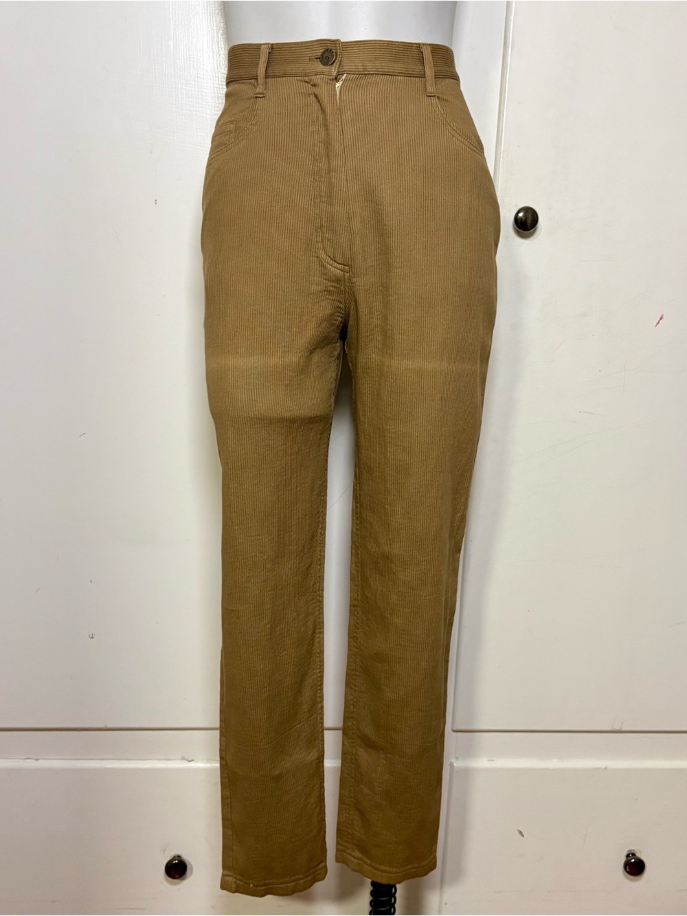 Vintage 80s Guess Jeans Cotton Brown High Rise Tapered Leg Jeans